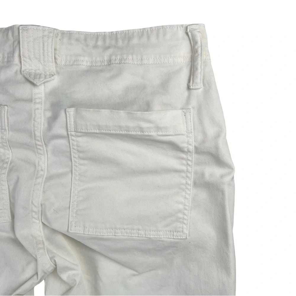 Frame Women’s Trapunto Moto Pants With Banded Zip Bottom In Size 27